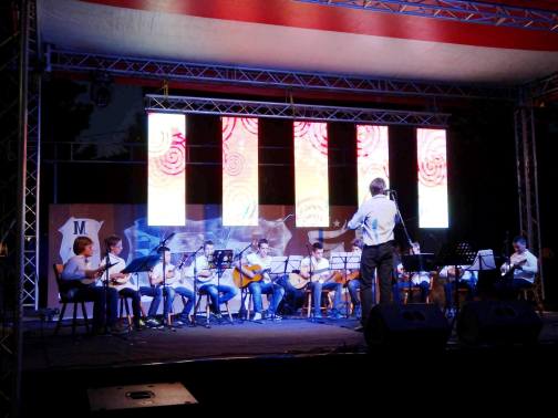 Nastup mandolinskog orkestra na otvaranju Festivala tamburaške muzike-Pljevlja 2015.